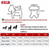 Picture of SILD Pet Denim Jumpsuit Dog Jeans Hoodies Cool Blue Coat Medium Small Dogs Classic Jacket Puppy Blue Vintage Washed Vests (M, Black)