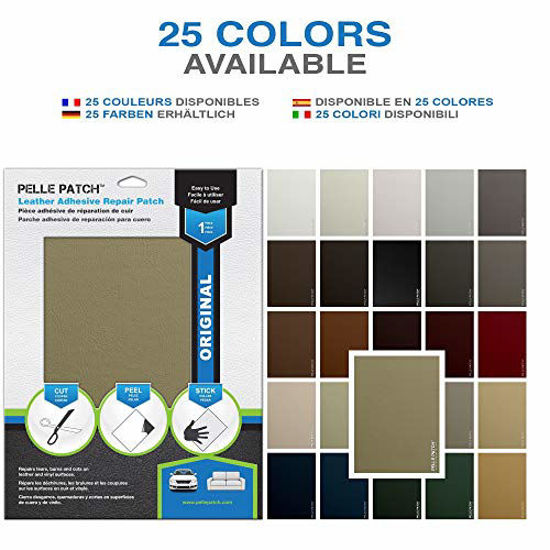 GetUSCart- Pelle Patch - Leather & Vinyl Adhesive Repair Patch - 25 ...