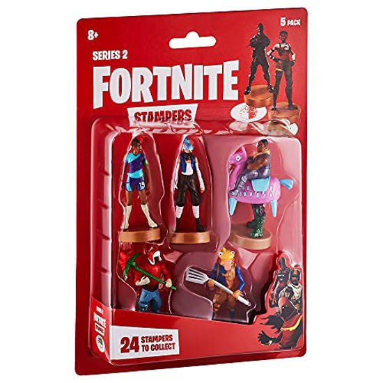 Picture of Fortnite Authentic Toys with Stamp, 5 pack Blister - Popular Fornite Battle Royale Characters - Series 2 Collection for Boys & Girls