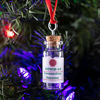 Picture of 2021 Christmas Ornaments Gag Gifts - Medical Vial with Ribbon, Covid Ornaments, Christmas Ornament, 2021 Ornament, Funny Christmas Ornaments, Christmas Gag Gifts, Vaccine Ornaments, 2021