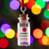 Picture of 2021 Christmas Ornaments Gag Gifts - Medical Vial with Ribbon, Covid Ornaments, Christmas Ornament, 2021 Ornament, Funny Christmas Ornaments, Christmas Gag Gifts, Vaccine Ornaments, 2021