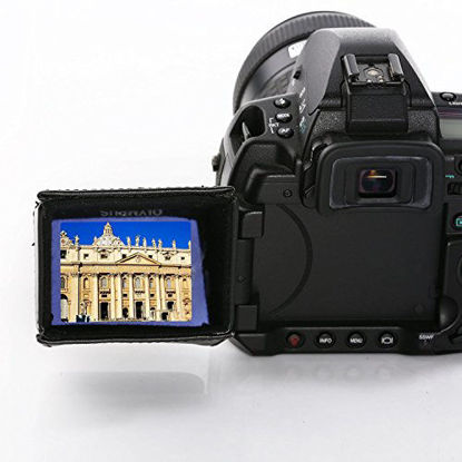 Picture of Movo LH30 Camera LCD Hood Shade for Flip-Out DSLR and Camcorder LCD's (3" Screens)