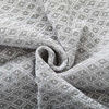 Picture of Americanflat Omala Throw Blanket in White and Grey Mini Diamond - 100% Cotton with Fringe - 50" x 60"