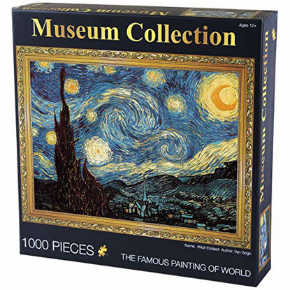 Artwork Puzzlesvan Gogh Starry Sky 3000 Piece Jigsaw Puzzle For Adults -  Unisex Artwork Challenge
