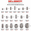 Picture of Hilitchi 240Pcs 19Sizes SAE Stainless Hex Allen Head Socket Set Screws Grub Screw Bolts Assortment Kit Internal Hex Drive Cup-Point Screws with 7 Hex Wrenches