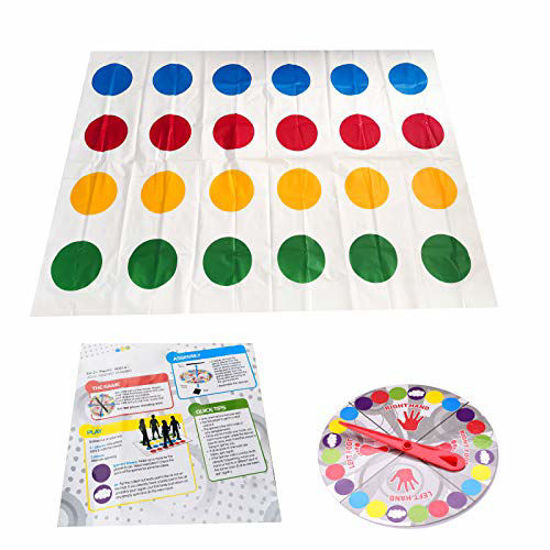 Picture of Floor Game Foot Game: Bigger Mat, More Colored Spots, Family,Age 6+ Kids Party Game Outdoor/Indoor