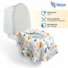 Picture of Toilet Seat Covers Disposable - 20 Pack - Waterproof, Ideal for Kids and Adults - Extra Large, Individually Wrapped for Travel, Toddlers Potty Training in Public Restrooms (Easter Bunny, 20)