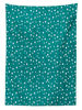 Picture of Ambesonne Retro Tablecloth, Nostalgic White Polka Dots Pattern with Little Color Droplets Oval Forms Abstract Artwork, Rectangular Table Cover for Dining Room Kitchen Decor, 52" X 70", Teal