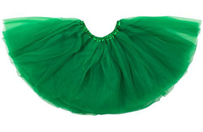 Picture of Dancina Big Girls Tweens Tutu Fancy Dress Up Prom Dance Costume Tulle Petticoat 8-13 Years Green