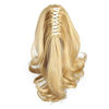 Picture of Ponytail Extension,HSPCYGG Hair Piece Hair Clip in Extensions 12 Inch Short Hair Curly Claw Synthetic Ponytail Wig For Women Clip in Hairpiece Long Suitable For Prom Parties Pale Blonde Mix Pony tails