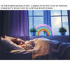 Picture of QiaoFei Cute Rainbow Light Signs for Kids Gift's Gift LED Rainbow Neon Signs Rainbow Lamp for Wall Decor Bedroom Decorations Home Accessories Party Holiday Battery or USB Operated Table Night Lights