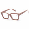 Picture of Retro Desinger 50mm Large Lens Square Reading Glass Big Eyeglass Frames (Coffee, 2.0)