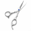 Picture of Purple Dragon 4 inch Barber Small Hair Cutting Shears for Grooming - Stainless Steel Straight Tip Scissor for Hair Cutting - Beard, Ear, Eyebrows, Moustache, Nose Trimming (4 inch)