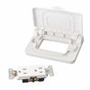 Picture of RVGUARD RV Spring-Loaded Weatherproof Receptacle Cover in White (Receptacle Included)