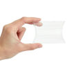 Picture of Small Clear Plastic Pillow Boxes for Candy, Party Favors (4.25 x 3.5 In, 100 Pack)