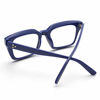 Picture of Retro Style Square Reading Glass Big Eyeglass Frames Large lens 50mm