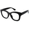 Picture of JiSoo Oversized Reading Glasses for Women Men 1.75, Stylish Designer Readers Women 1.75 with Large Frame Oprah Style,Black