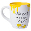 Picture of Silver Buffalo Winnie the Pooh Sweet as Can Bee Jumbo Curved Ceramic Mug, 25-Ounce, Multicolored