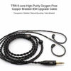 Picture of 2 Pin Cable for Earphone,OKCSC Detachable Earphone Replacement Cable,6 Core OFC Upgrade Cable for KZ ES4 ED16 ZS5 ZS6 ZSR ZST ZS10(0.78mm,No Mic)