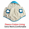 Picture of Vecomfy Fleece Lining Extra Warm Dog Hoodie in Winter,Small Dog Jacket Puppy Coats with Hooded,Light Blue XS