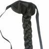 Picture of Lydell 24" Long Fishtail Braid Wrap Around Ponytail Extension Synthetic Hairpiece #2 Darkest Brown