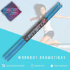 Picture of FITSTIX Drumsticks for Fitness & Aerobic Workout Classes, Drum Sticks, Strong and Light Weight design make a fun addition to any exercise routine or class. (BLUE)