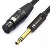 Picture of LinkinPerk 6.35mm (1/4 Inch) TRS to XLR Female Cable,TS Jack Unbalanced Microphone Cable (2M / 6FT)