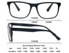 Picture of OLOMEE Reading Glasses 1.5 Oversize Large Square Men Readers 4 Pack,Comfy Lightweight Eyeglasses for Reading Flexible Spring Hinge