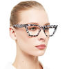 Picture of OCCI CHIARI Reading Glasses Women's Reader Cat Eye Eyeglasses 0 1.0 1.25 1.5 1.75 2.0 2.25 2.5 2.75 3.0 3.5 4.0 5.0 6.0 (Grey 150)