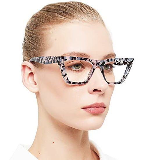 Picture of OCCI CHIARI Fashion Reading Glasses Cat Eye Reader 0 1.0 1.25 1.5 1.75 2.0 2.25 2.5 2.75 3.0 3.5 4.0 5.0 6.0 (Grey, 1.75)