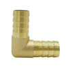 Picture of Metaland Brass 3/4" Hose Barb Elbow 90 Degree L Right Angle Barbed Fitting Water Fuel Air (Pack of 2)