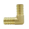 Picture of Metaland Brass 3/4" Hose Barb Elbow 90 Degree L Right Angle Barbed Fitting Water Fuel Air (Pack of 2)