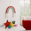 Picture of NoJo Rainbow Tapestry & White Yarn Wall Decor, Red, Pink, Yellow, Blue (7113019P)