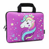 Picture of 12 Inch Laptop Sleeve Carrying Bag Protective Case Neoprene Sleeve Tote Tablet Cover Notebook Briefcase Bag with Handle for Women Men(Unicorn,12")