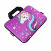 Picture of 12 Inch Laptop Sleeve Carrying Bag Protective Case Neoprene Sleeve Tote Tablet Cover Notebook Briefcase Bag with Handle for Women Men(Unicorn,12")