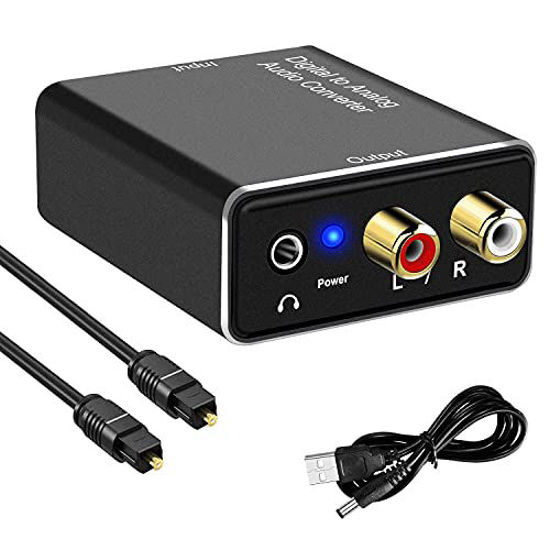 Optical Digital Stereo Audio SPDIF Toslink Coaxial Signal to