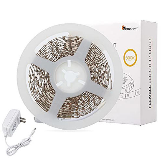 GetUSCart White LED Strip Light 12 Volt LED Light Strip White