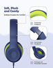 Picture of Kids Headphones with Microphone for School, Over Ear/On Ear Wired Headphones for Kids Boys Girls with Volume Limited 85dB/94dB and HD Sound Sharing Function for iPad/Tablet/PC/School/Travel