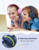 Picture of Kids Headphones with Microphone for School, Over Ear/On Ear Wired Headphones for Kids Boys Girls with Volume Limited 85dB/94dB and HD Sound Sharing Function for iPad/Tablet/PC/School/Travel