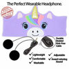 Picture of CozyPhones Over The Ear Headband Headphones - Kids Headphones Volume Limited with Thin Speakers & Super Soft Stretchy Headband - Mystic Unicorn