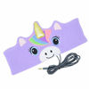 Picture of CozyPhones Over The Ear Headband Headphones - Kids Headphones Volume Limited with Thin Speakers & Super Soft Stretchy Headband - Mystic Unicorn