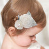 Picture of Flower Hair Clips Set-Cherrboll 3pcs Floral Hair Bow Accessories for Baby Girl Toddles Teen Gifts