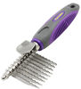 Picture of Dematting Comb By Hertzko - Long Blades with Safety Edges - Great for Cutting and Removing Dead, Matted or Knotted Hair