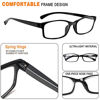 Picture of Reading Glasses 5 Pairs Quality Readers Spring Hinge Vintage Glasses for Reading for Men and Women (Mix Color - 2, 1.50)