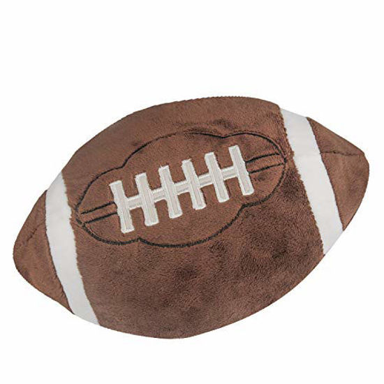 Picture of Catchstar Football Plush Fluffy Plush Football Toys Soft Stuffed Football Plush Durable Sports Football Shaped Plush Toy Gift for Kids Boy Child Baby Room 9 Inches