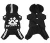 Picture of Otunrues Dog Hoodies, Pet Dog Clothes Pullover 4 Legs Jumpsuit Sweatshirt Security Patterns Outfit Doggie Winter Coat Cotton Puppy Hoodied for Small Medium Large Dogs Cats(Black,XXL)