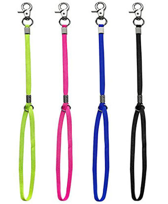 Picture of Periflowin Pet Dog Grooming Loop Pet Bathing Tether Straps Heavy Duty Nylon Restraint Noose for Pet Bathing - 4 Pack 22 Inches