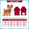 Picture of SCENEREAL Dog Sweater with Leash Hole - Cable Knit Turtleneck Dog Sweaters for Small Medium Dog Puppy - Dog Cold Weather Coats Sweatshirts for Fall Winter to Keep Warm