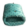 Picture of WowowMeow Guinea-Pigs Bed,Hamster Bed,Small Animals Warm Hanging Cage Cave Bed (M, Dot- Blue)