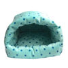 Picture of WowowMeow Guinea-Pigs Bed,Hamster Bed,Small Animals Warm Hanging Cage Cave Bed (M, Dot- Blue)